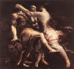 Hecuba blinding Polymestor. Giuseppe Maria Crespi. Wikipedia.org